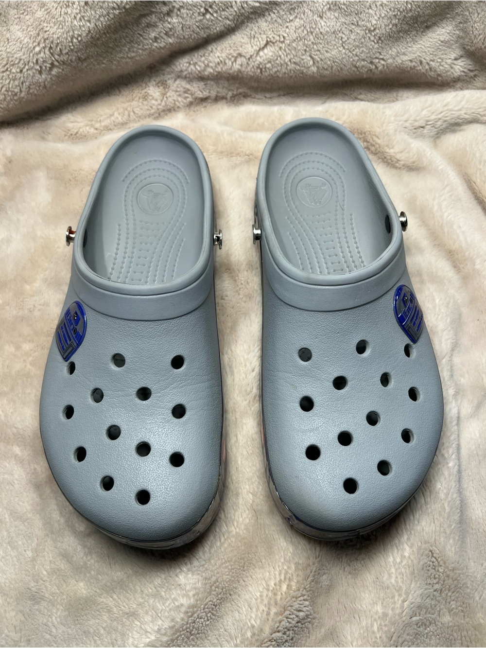 Star Wars R2-D2 themed Crocs clogs mens 12